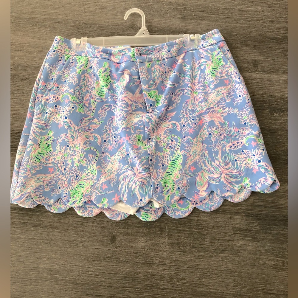 Lilly Pulitzer Collette Scalloped Skort